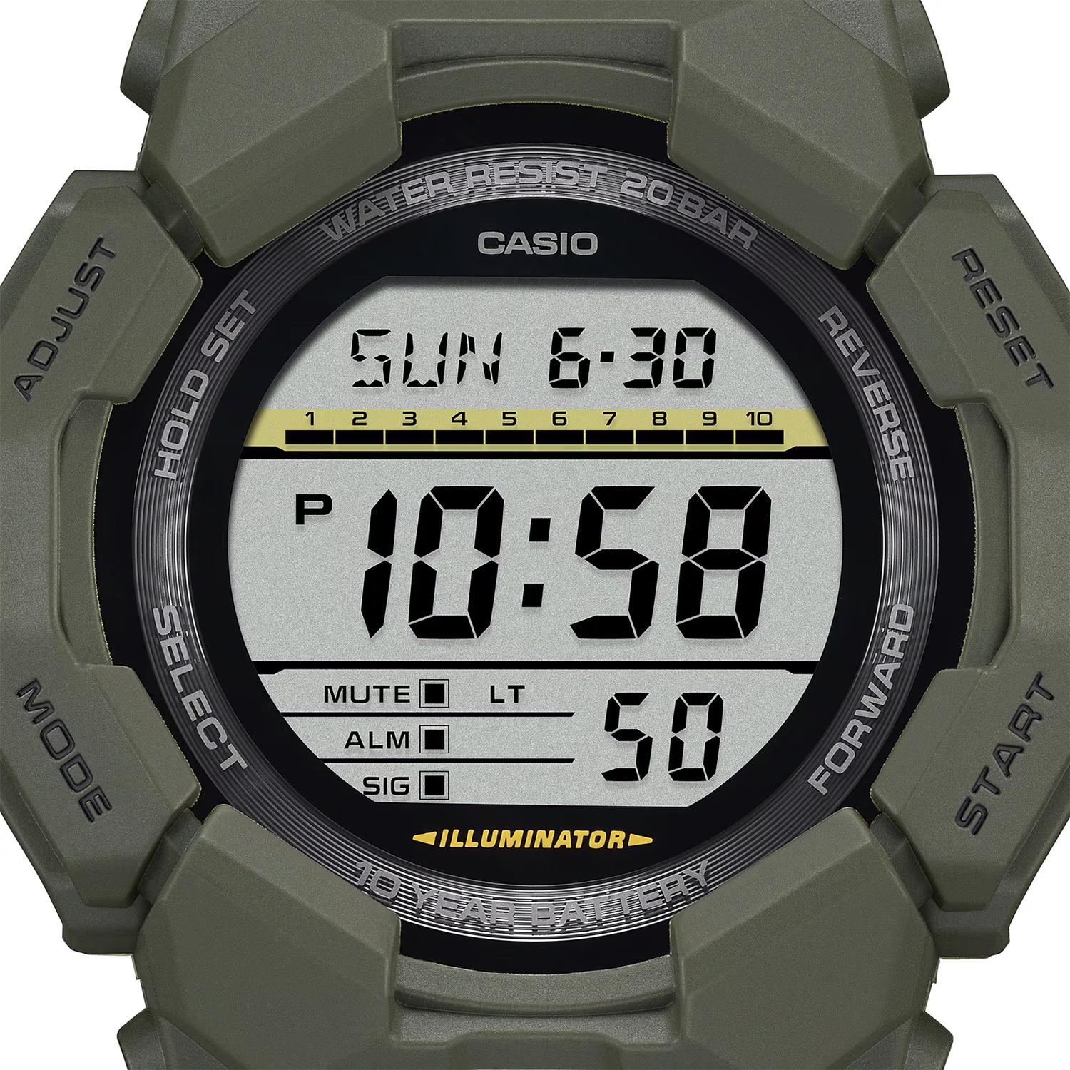 RELOJ DE PULSERA G-SHOCK GD-010-3DR CARBONO/RESINA HOMBRE VERDE - 3