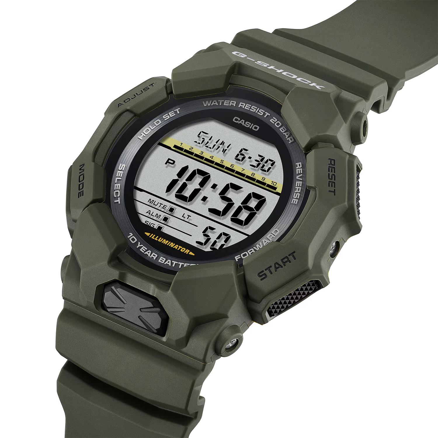 RELOJ DE PULSERA G-SHOCK GD-010-3DR CARBONO/RESINA HOMBRE VERDE - 4