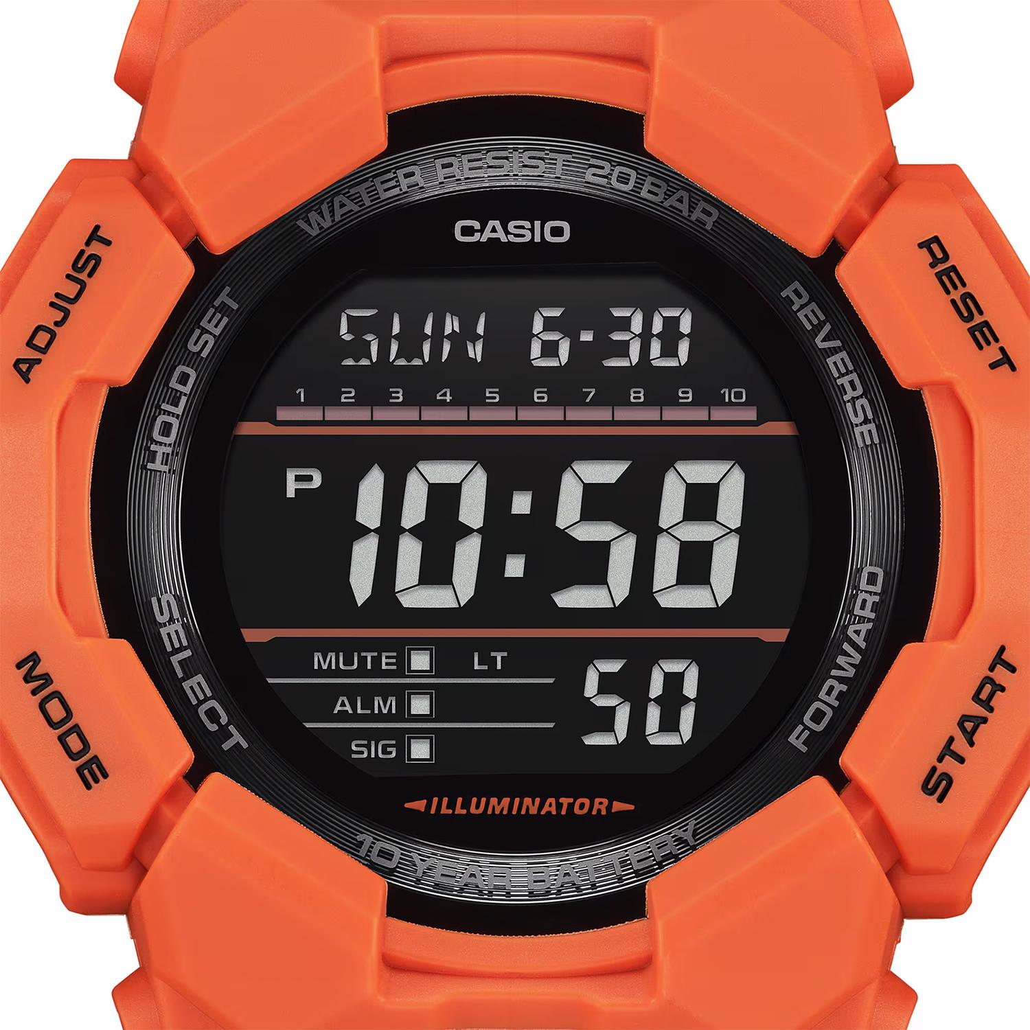 RELOJ DE PULSERA G-SHOCK GD-010-4DR CARBONO/RESINA HOMBRE NARANJA - 3