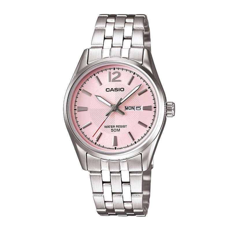 RELOJ DE PULSERA CASIO LTP-1335D-5AVDF ACERO MUJER PLATEADO - 1