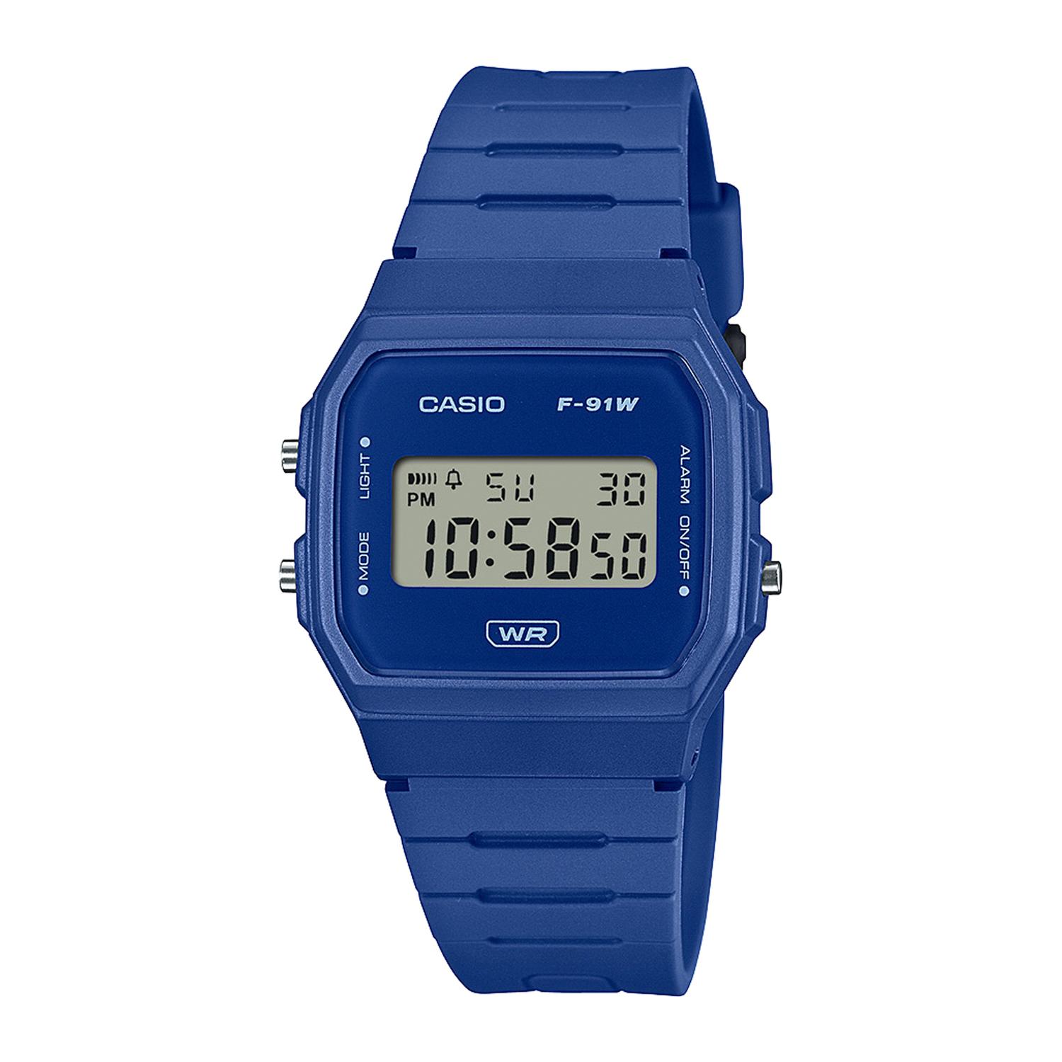 RELOJ UNISEX CASIO F-91WB-2A1DF - 1