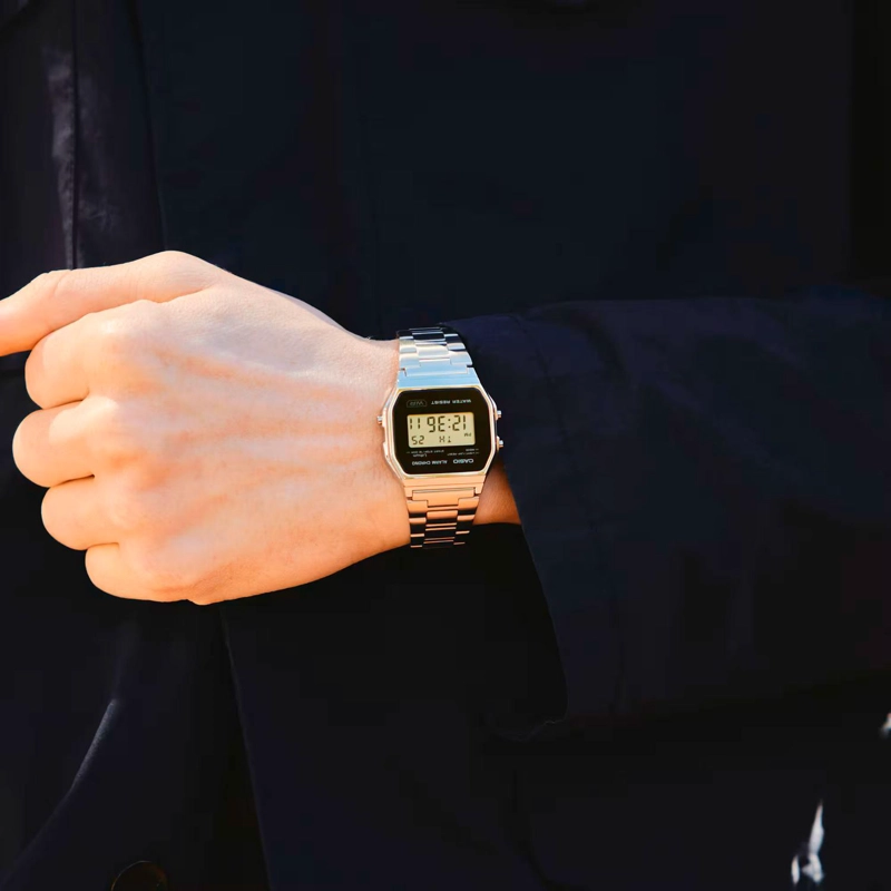 RELOJ UNISEX CASIO A-158WEA-1DF - 4