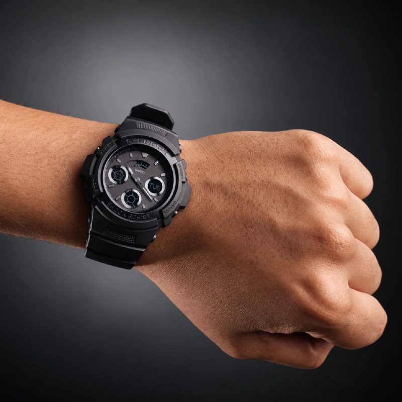 RELOJ HOMBRE G-SHOCK NEGRO AW-591BB-1ADR - 2