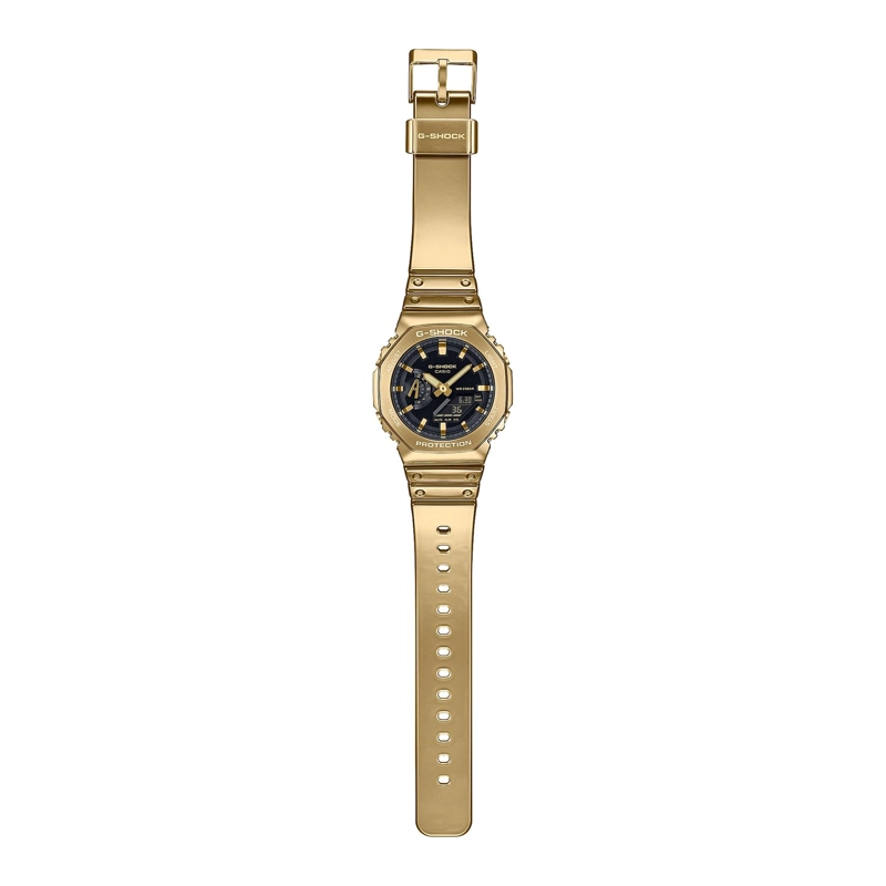 RELOJ HOMBRE G-SHOCK DORADO GM-2100YMG-9ADR - 2