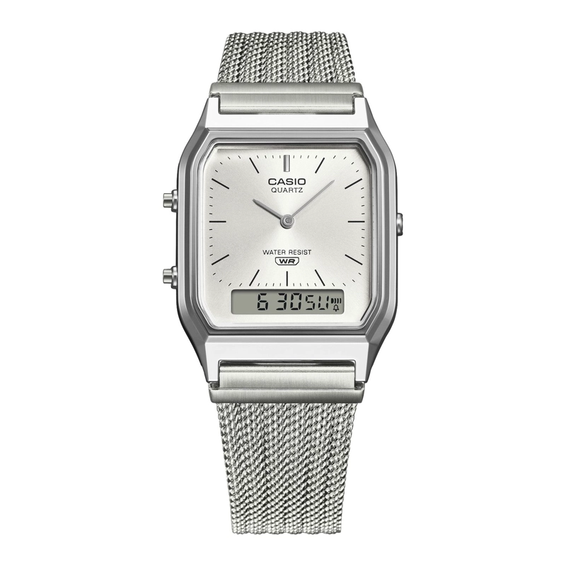 RELOJ UNISEX CASIO PLATEADO AQ-230EM-7ADF - 2