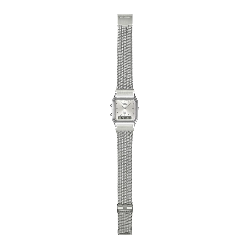 RELOJ UNISEX CASIO PLATEADO AQ-230EM-7ADF - 3