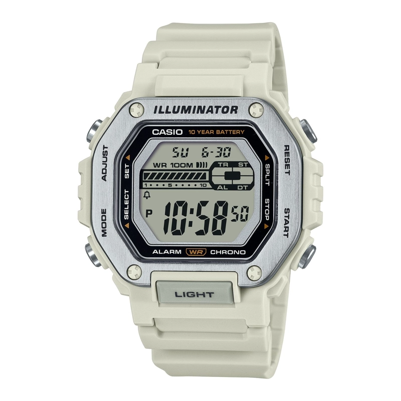RELOJ HOMBRE CASIO BEIGE MWD-110H-8AVDF - 1