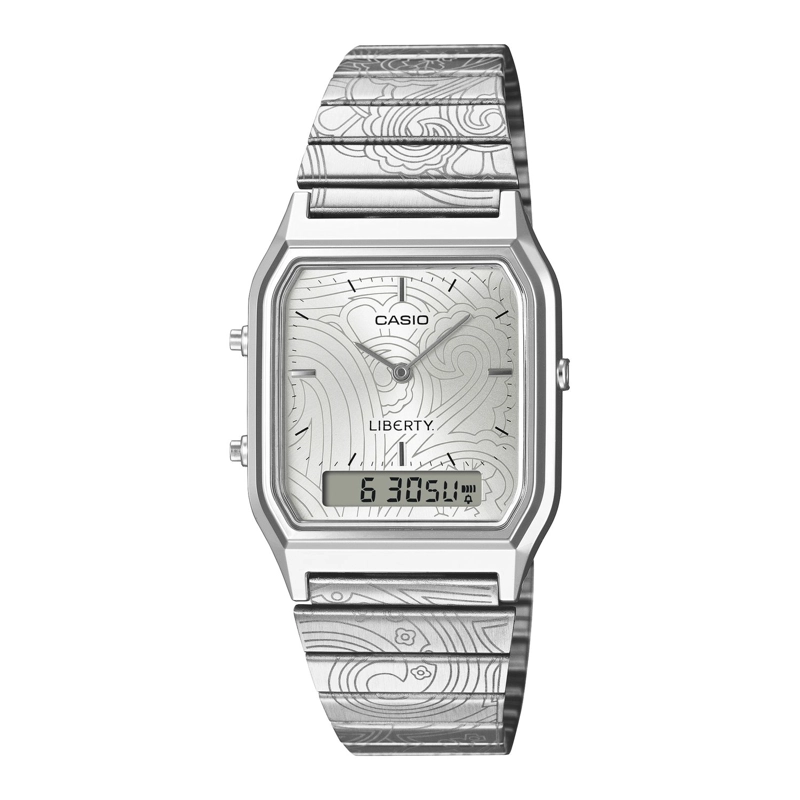 RELOJ UNISEX CASIO PLATEADO AQ-230ELT-7ADR - 1