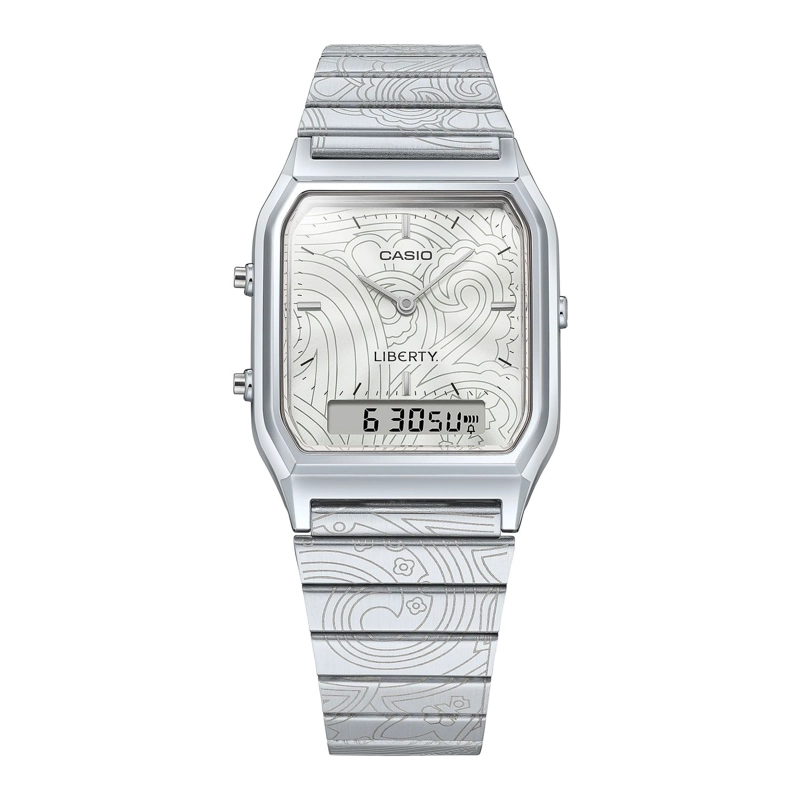 RELOJ UNISEX CASIO PLATEADO AQ-230ELT-7ADR - 3