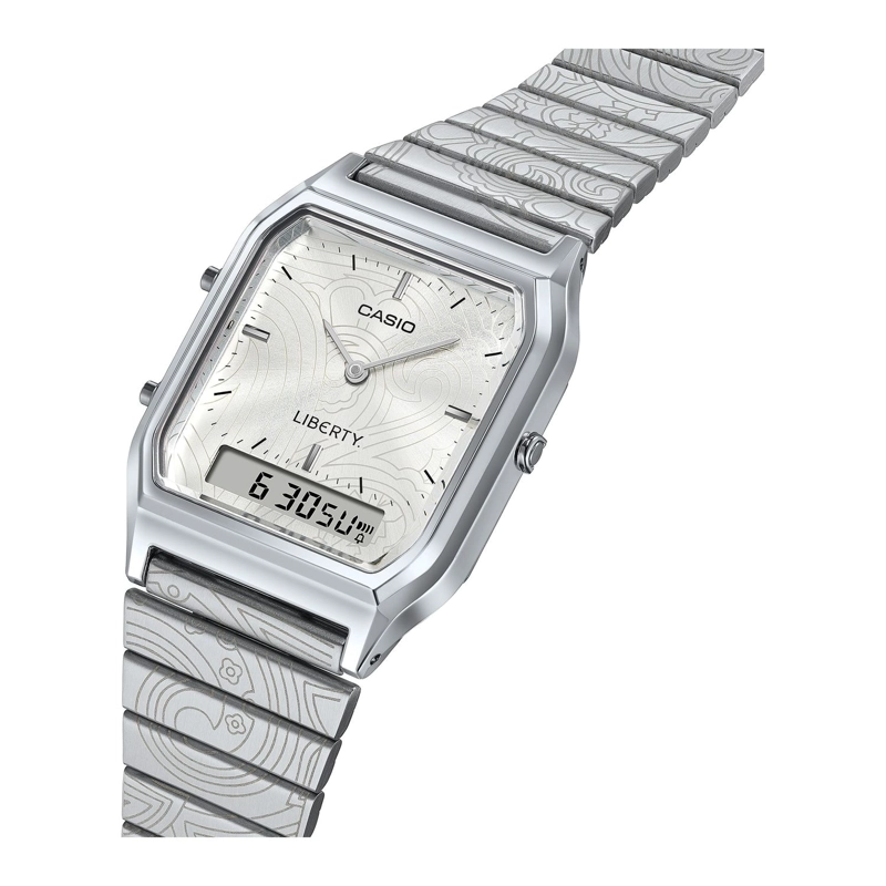 RELOJ UNISEX CASIO PLATEADO AQ-230ELT-7ADR - 9