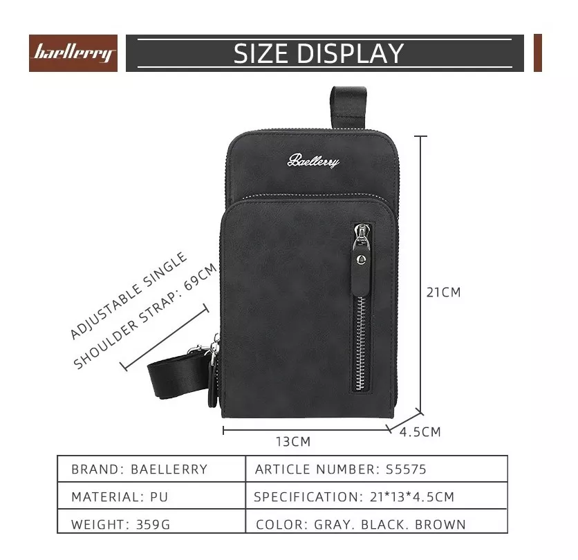 BOLSO PEQUEÑO TIPO BANANO CUERO PU BAELLERRY MOD. STAN - 5