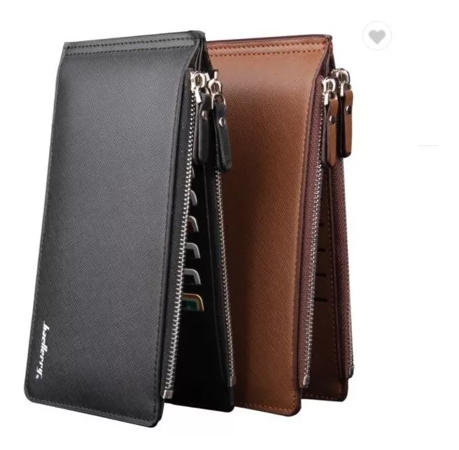 BILLETERA TARJETERO HOMBRE DE CUERO PU BAELLERRY MOD. PAPER - 2