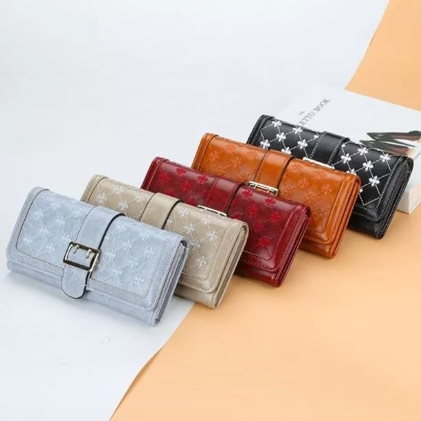 BILLETERA LARGA MUJER CUERO PU BAELLERRY MOD. CRUZ - 5