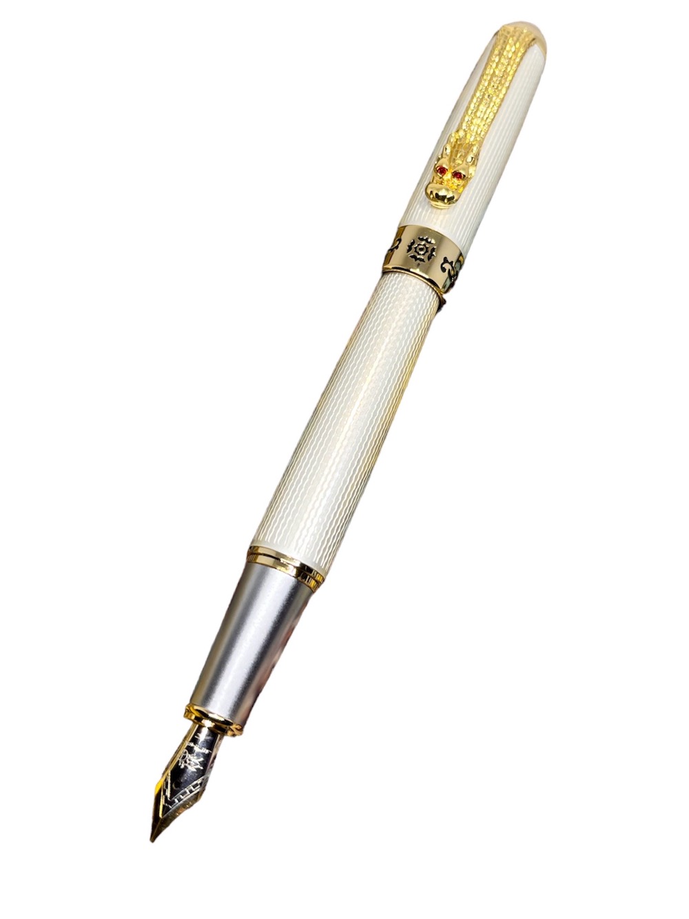 PLUMA ESTILOGRÁFICA LUXHER DRAGON JINHAO DE LUJO ELEGANTE MOD - 2