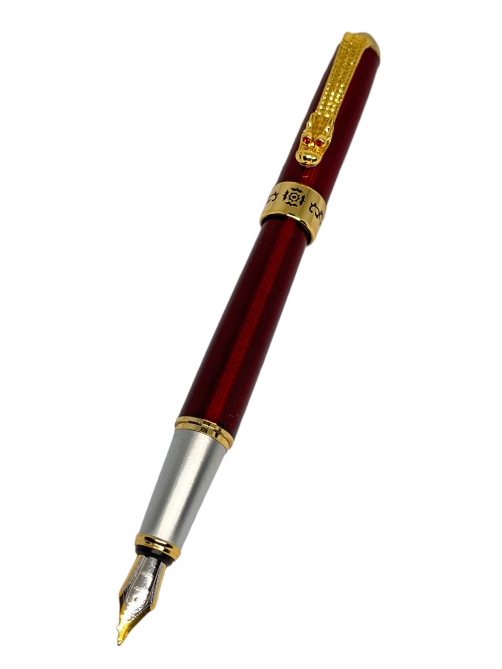 PLUMA ESTILOGRÁFICA LUXHER DRAGON JINHAO DE LUJO ELEGANTE MOD - 2
