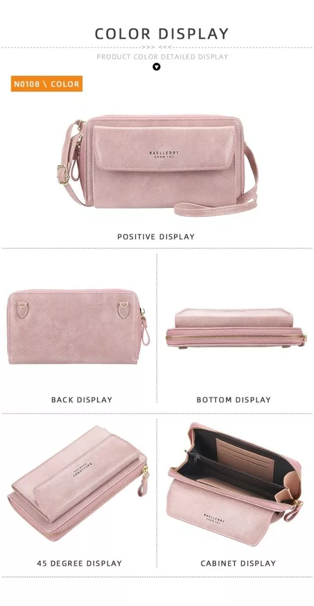 BILLETERA/CARTERA MUJER CUERO PU BAELLERRY MOD. FROST - 2