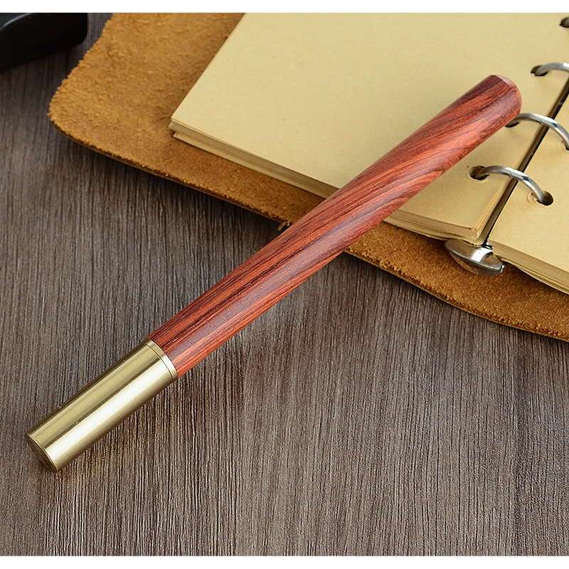 LÁPIZ BOLÍGRAFO LUXHER TUBE PUNTA BOLA CUERPO DE MADERA MOD - 2