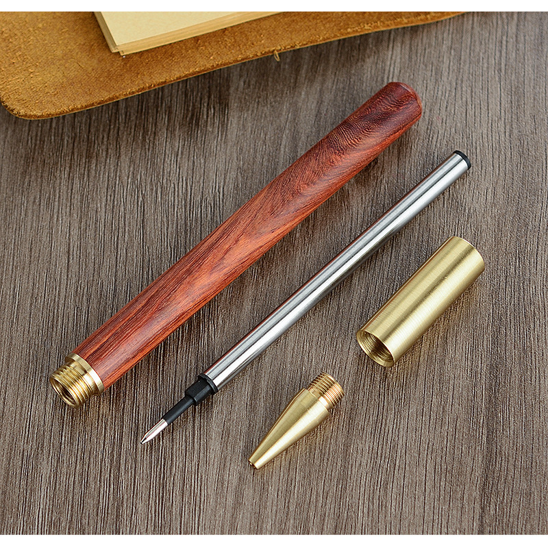 LÁPIZ BOLÍGRAFO LUXHER TUBE PUNTA BOLA CUERPO DE MADERA MOD - 5