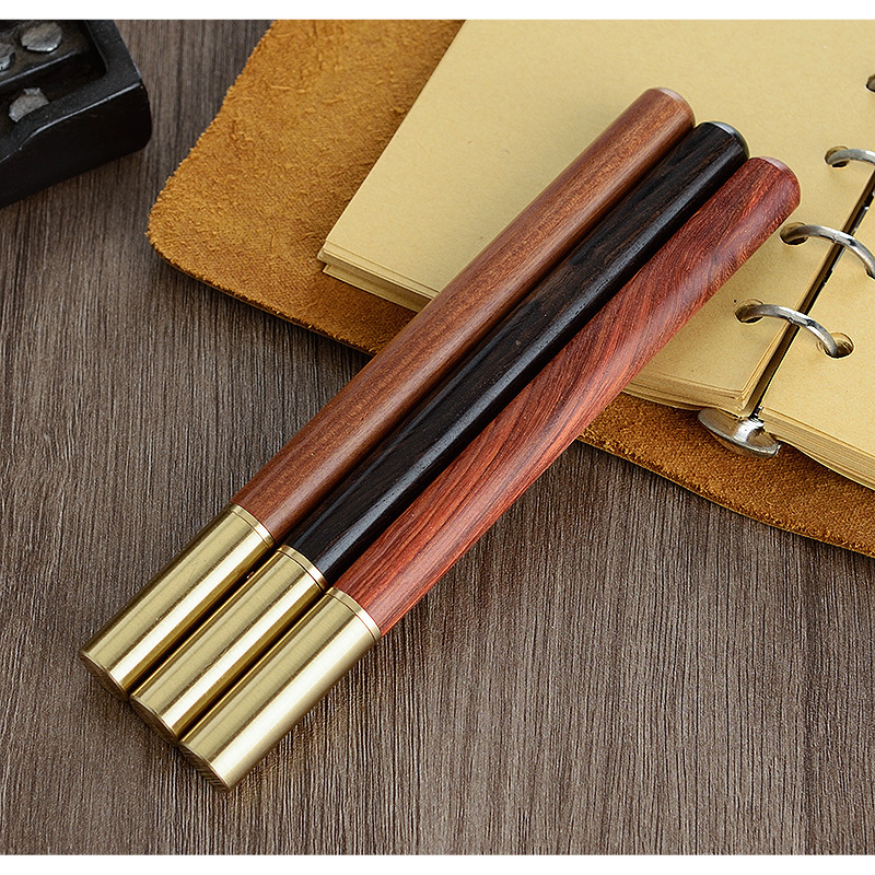 LÁPIZ BOLÍGRAFO LUXHER TUBE PUNTA BOLA CUERPO DE MADERA MOD - 6