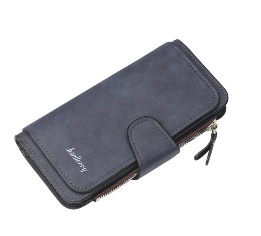 BILLETERA LARGA CUERO PU LUJO MODA CASUAL MUJER BAELLERRY - 1