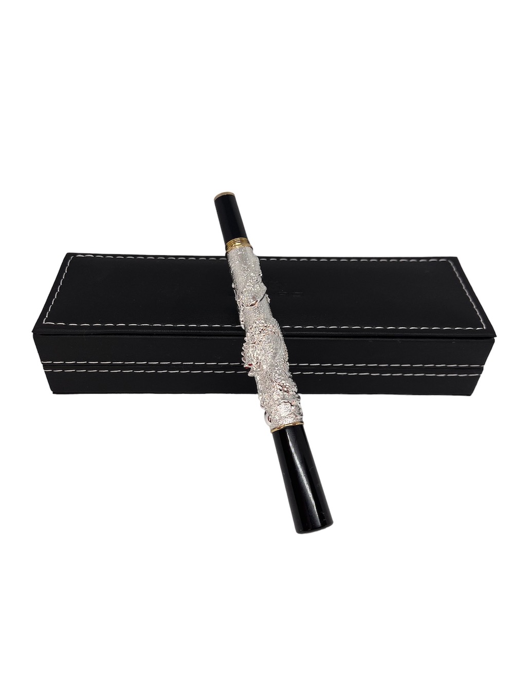 PLUMA ESTILOGRÁFICA LUXHER TEXTURIZADA LUJO JINHAO MOD DRAGÓN 555 - 2
