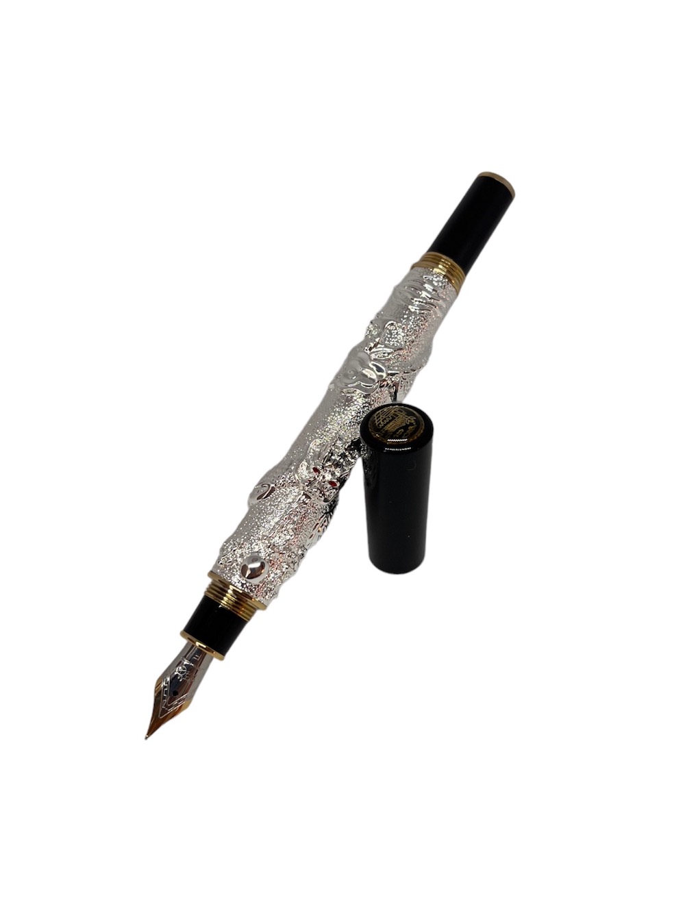 PLUMA ESTILOGRÁFICA LUXHER TEXTURIZADA LUJO JINHAO MOD DRAGÓN 555 - 6