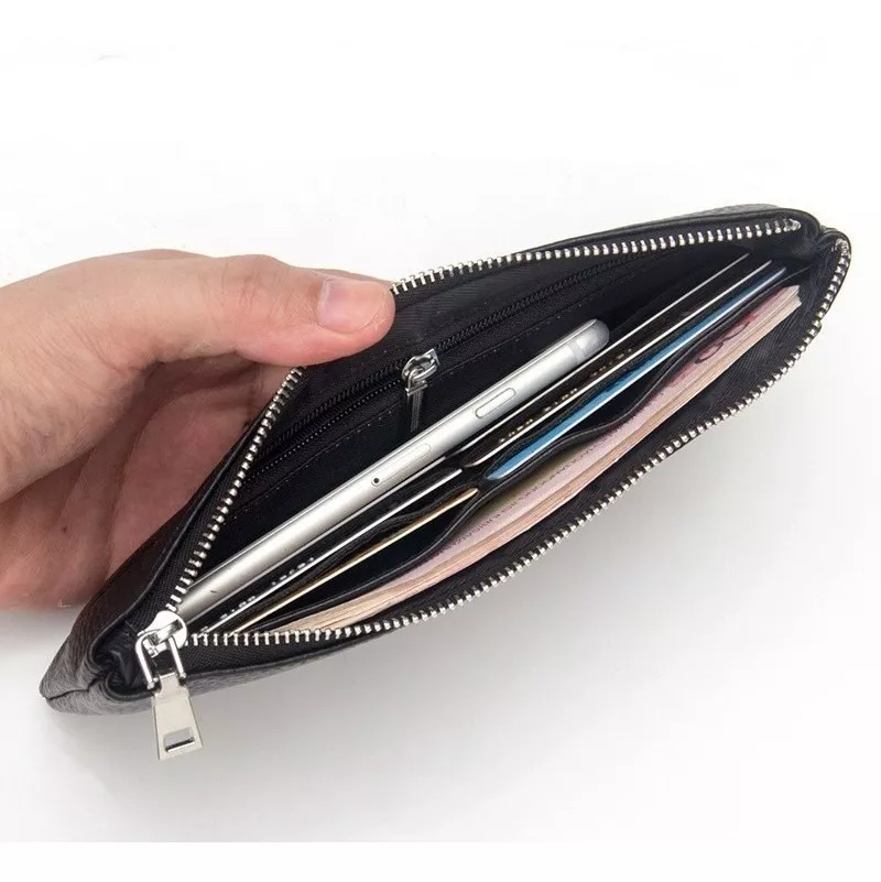 ESTUCHE LUXHER PORTA DOCUMENTOS GENUINO BAELLERRY MOD. PRIMA CUERO - 2