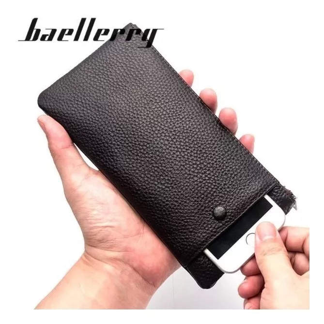 ESTUCHE LUXHER PORTA DOCUMENTOS GENUINO BAELLERRY MOD. PRIMA CUERO - 3