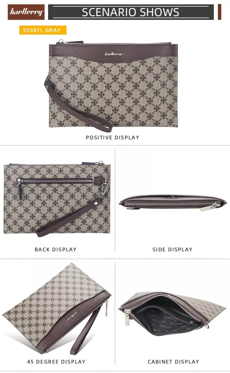 BILLETERA BOLSO ELEGANTE CUERO PU BAELLERRY MOD. KING - 2