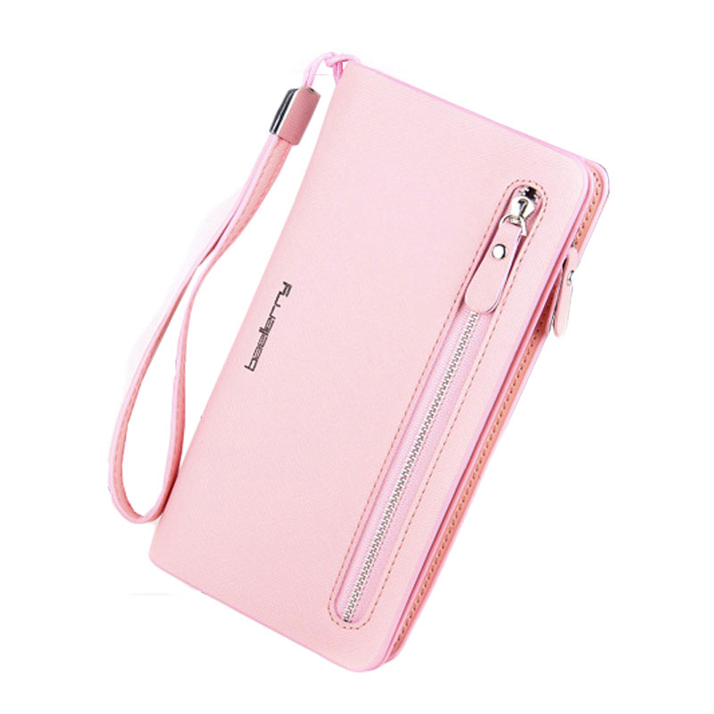 BILLETERA/CHEQUERA LARGA MUJER CUERO PU BAELLERRY MOD ORCHID - 1