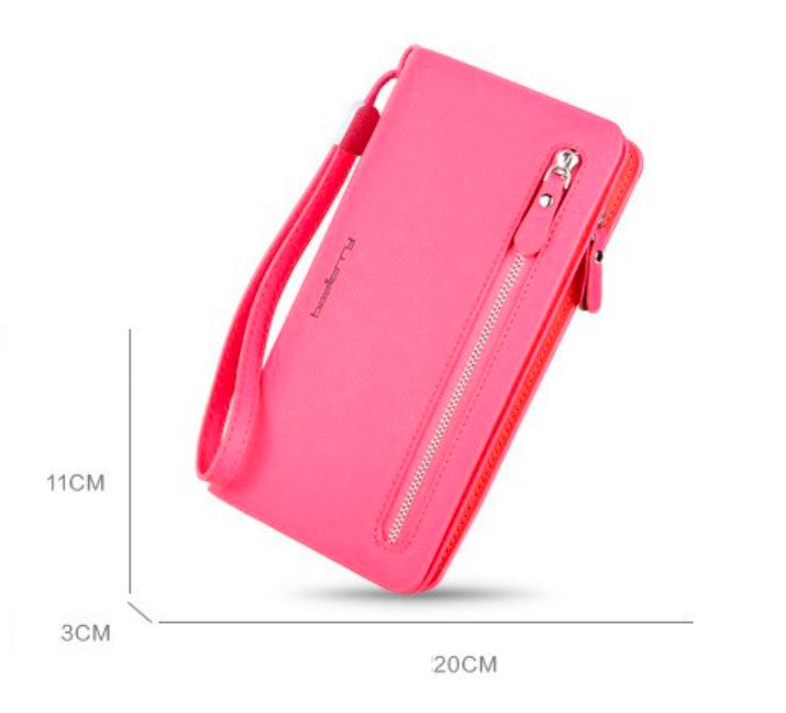 BILLETERA/CHEQUERA LARGA MUJER CUERO PU BAELLERRY MOD ORCHID - 6