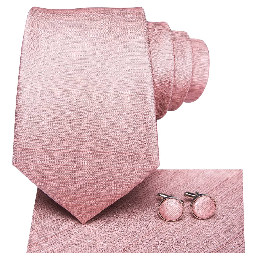 SET CORBATA SEDA LUXHER PAÑUELO Y COLLERAS LUJO HI-TIE MOD JASPEADO - 1