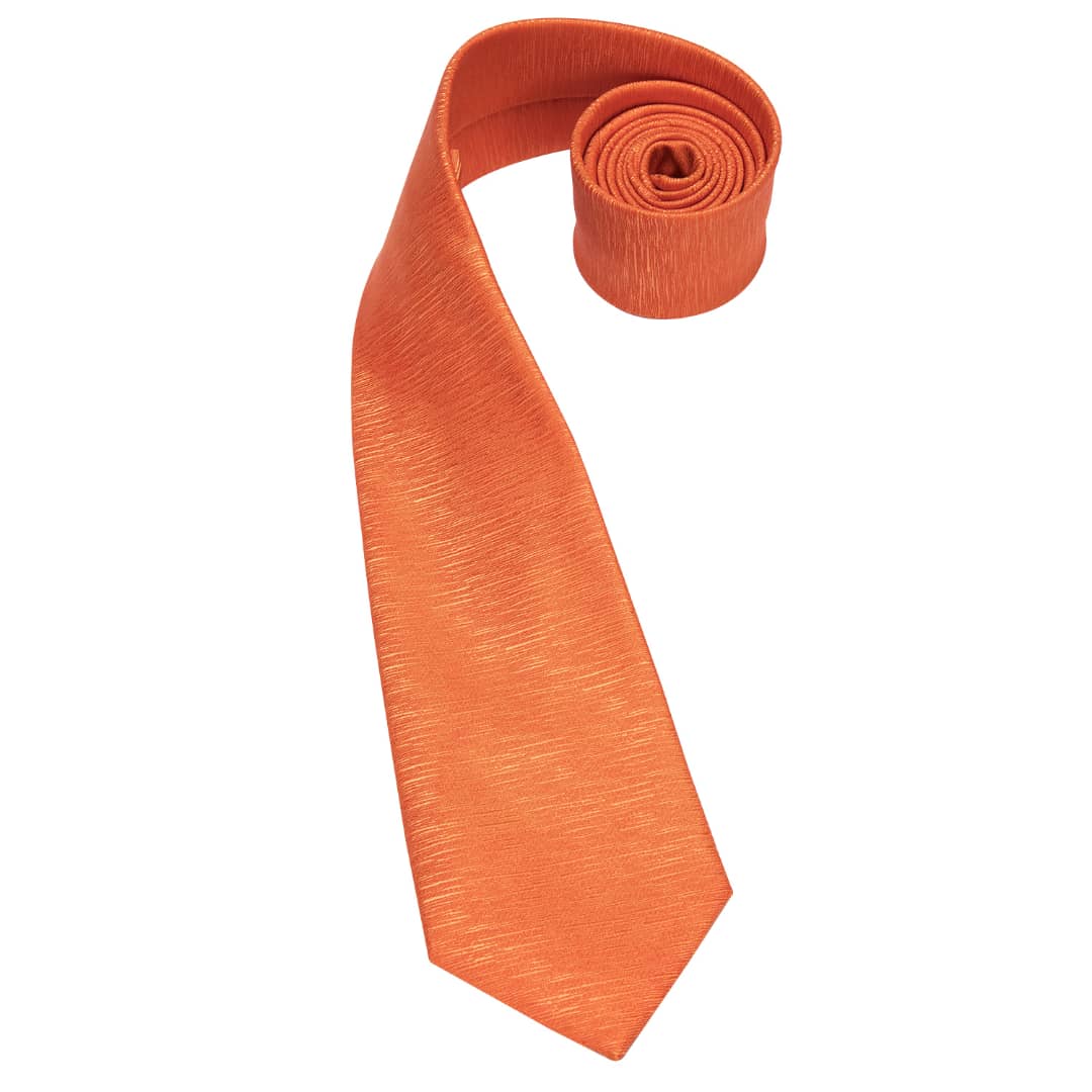 SET CORBATA SEDA LUXHER PAÑUELO Y COLLERAS LUJO HI-TIE MOD JASPEADO - 2