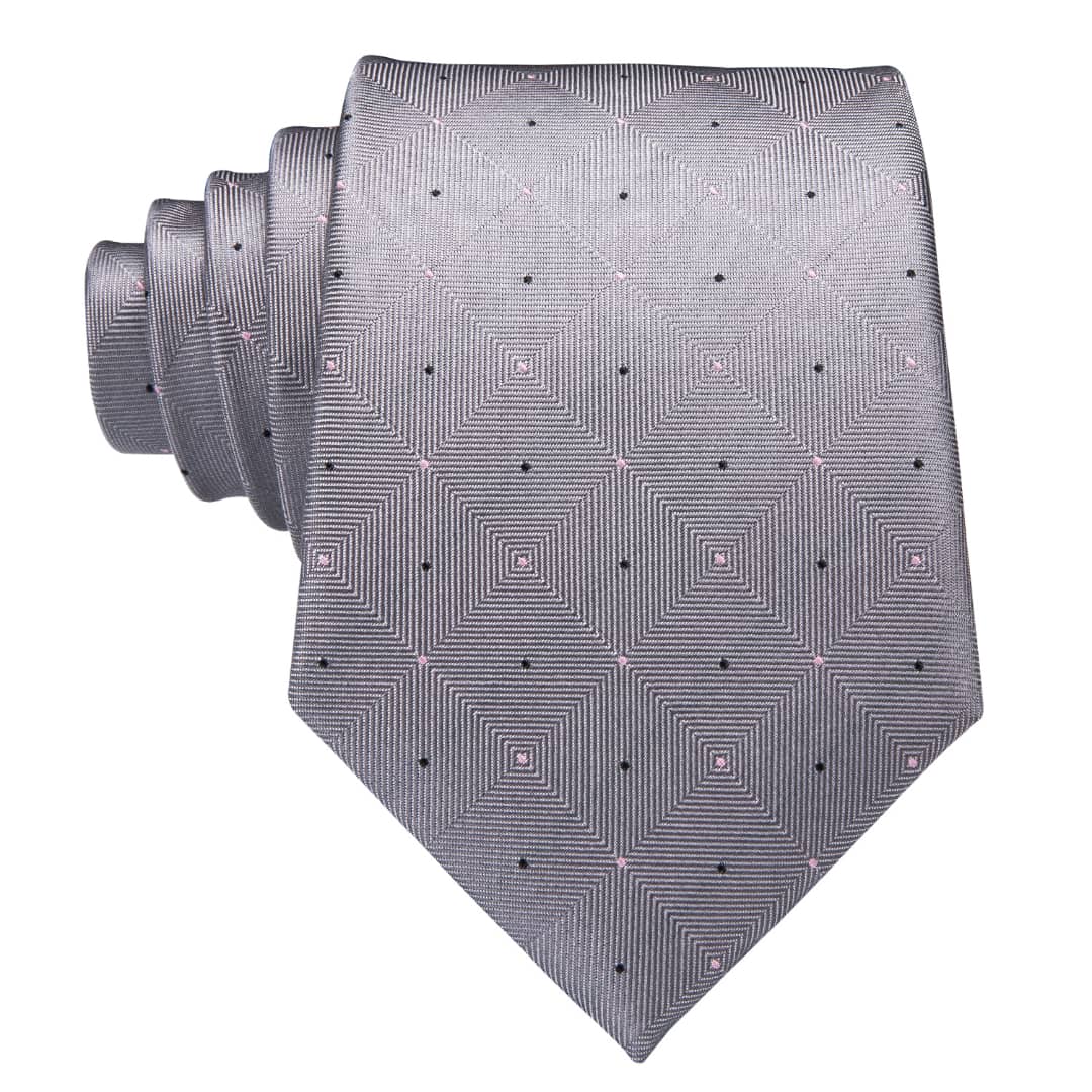 SET CORBATA SEDA LUXHER PAÑUELO Y COLLERAS LUJO HI-TIE COLORES - 3