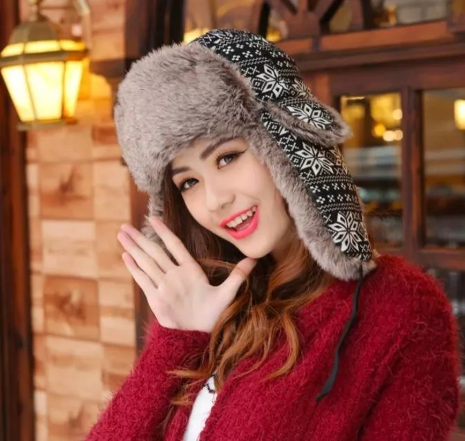 GORRO LUXHER NEGRO / RUSO MUJER CÁLIDO INVIERNO MOD. ANDES - 4