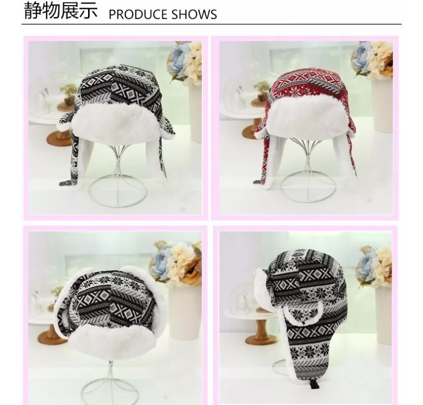 GORRO LUXHER NEGRO / RUSO MUJER CÁLIDO INVIERNO MOD. ANDINO - 5