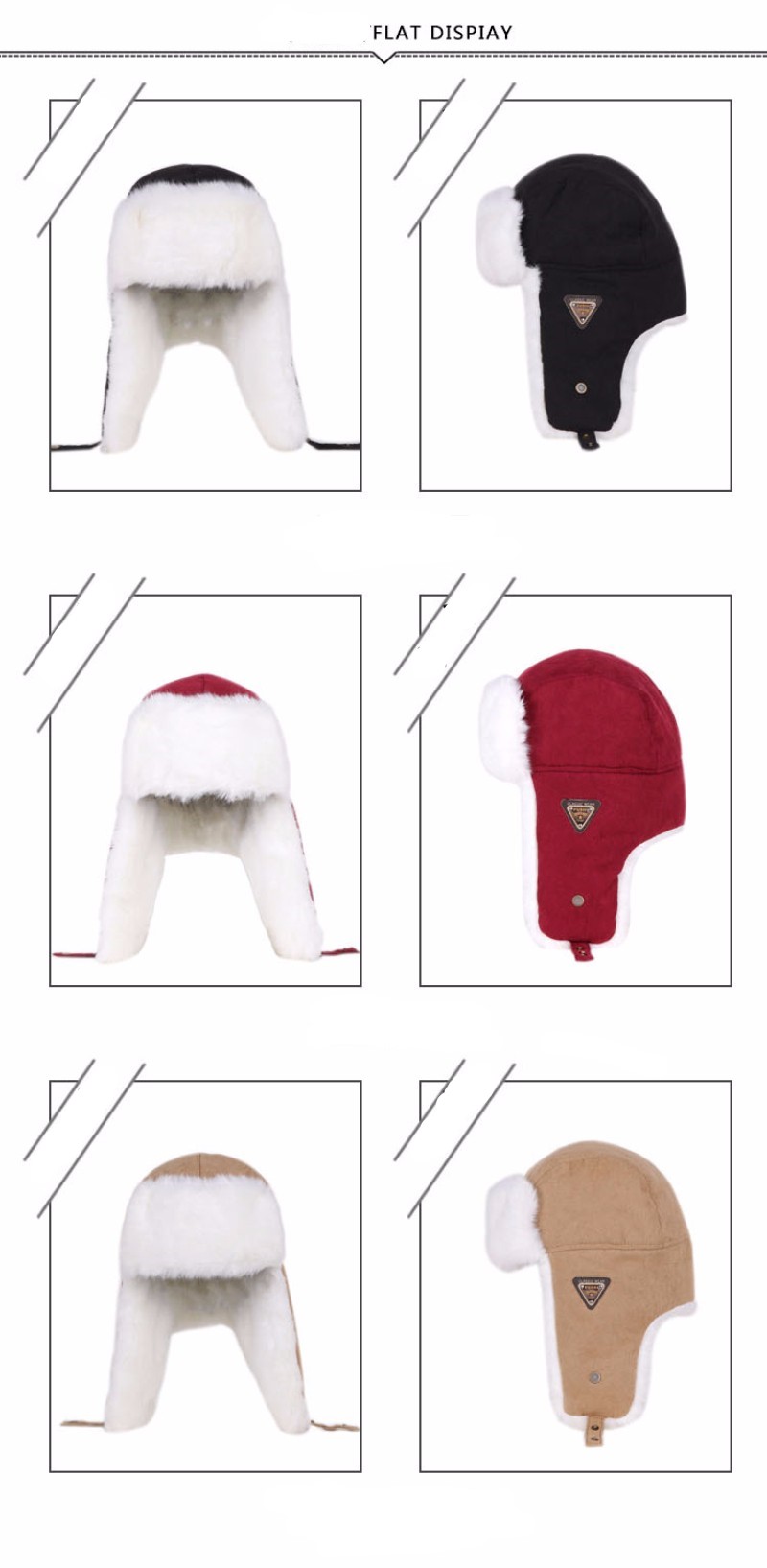 GORRO LONA LUXHER / RUSO UNISEX CÁLIDO INVIERNO MOD. WINTER - 4