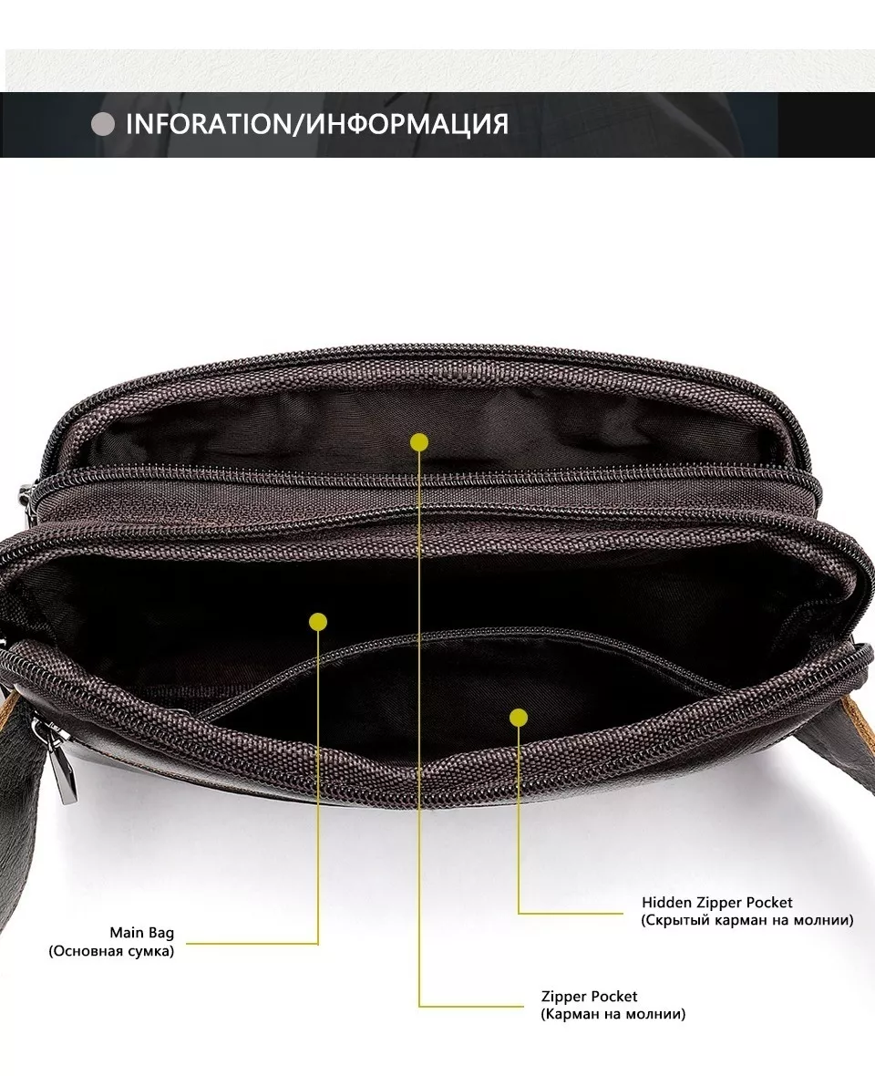 BANANO RIÑONERA DE CUERO GENUINO NORBINUS UNISEX MOD. FLAP - 2