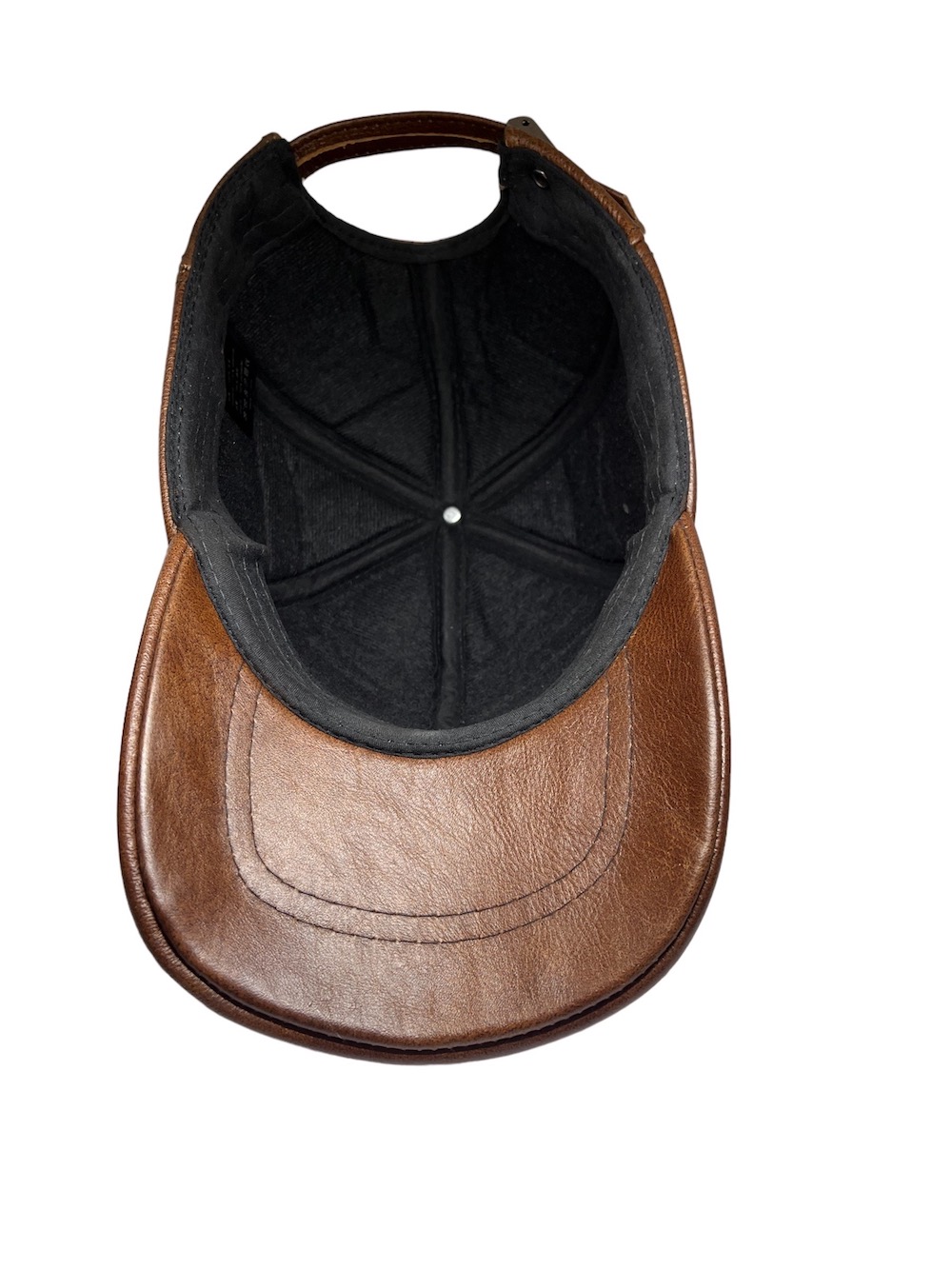 GORRO CUERO LUXHER JOCKEY GENUINO ESTAMPADO LUJO MOD. MADRID - 5