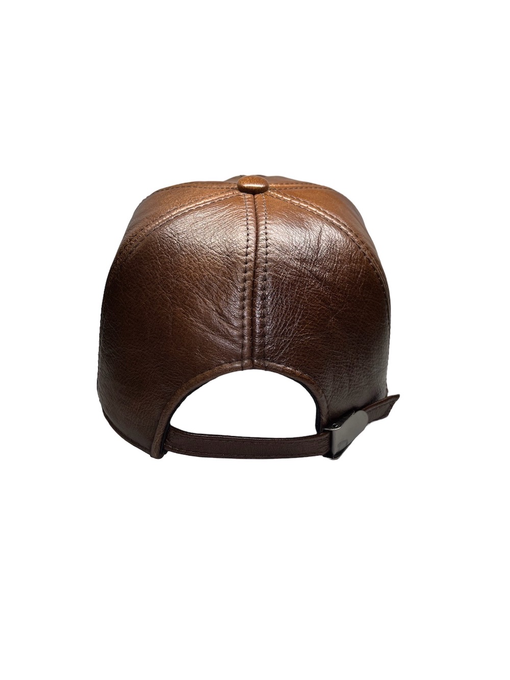 GORRO CUERO LUXHER JOCKEY GENUINO ESTAMPADO LUJO MOD. MADRID - 6