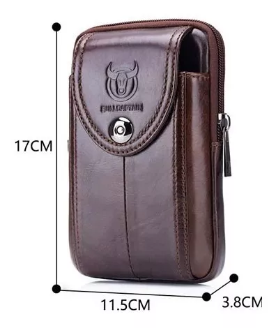 RIÑONERA DE CADERA CUERO GENUINO BULL CAPTAIN MOD. ARROW - 4