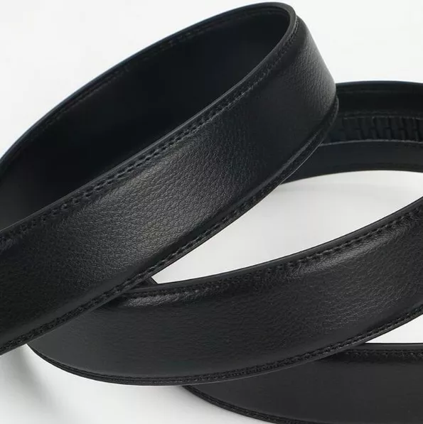 CINTURÓN CUERO HEBILLA AUTOMÁTICA AJUSTABLE LFMB MOD. LÍNEAS - 5