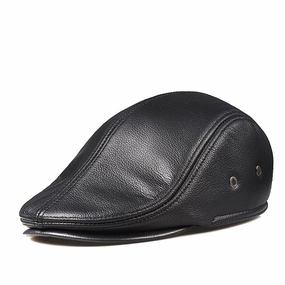 GORRA CUERO LUXHER LYON BOINA GENUINO LASPEZIA MOD. - 1