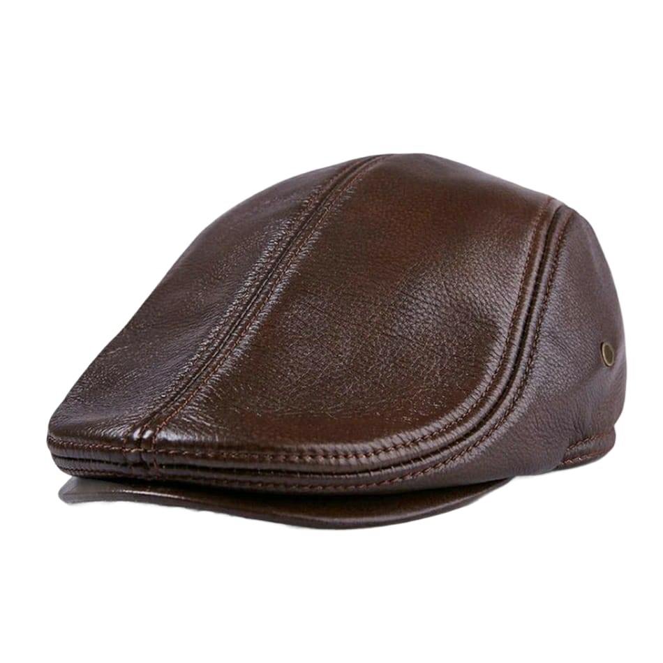 GORRA CUERO LUXHER LYON BOINA GENUINO LASPEZIA MOD. - 1