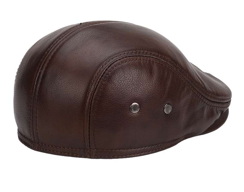 GORRA CUERO LUXHER LYON BOINA GENUINO LASPEZIA MOD. - 2