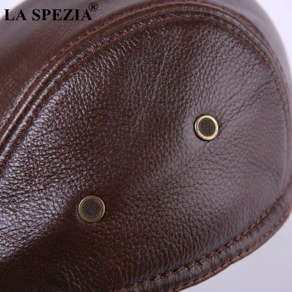 GORRA CUERO LUXHER LYON BOINA GENUINO LASPEZIA MOD. - 5