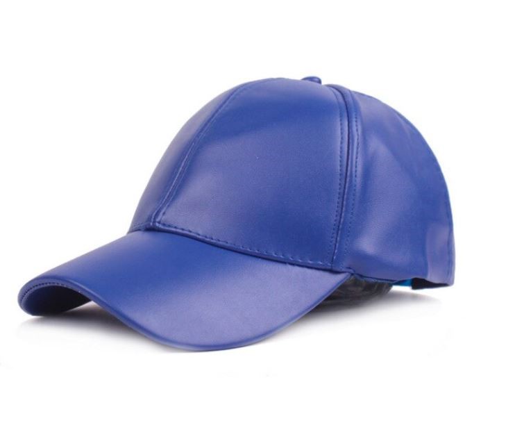 GORRA CUERO PU LUXHER ESTILO JOCKEY UNISEX MOD. BASEBALL - 1