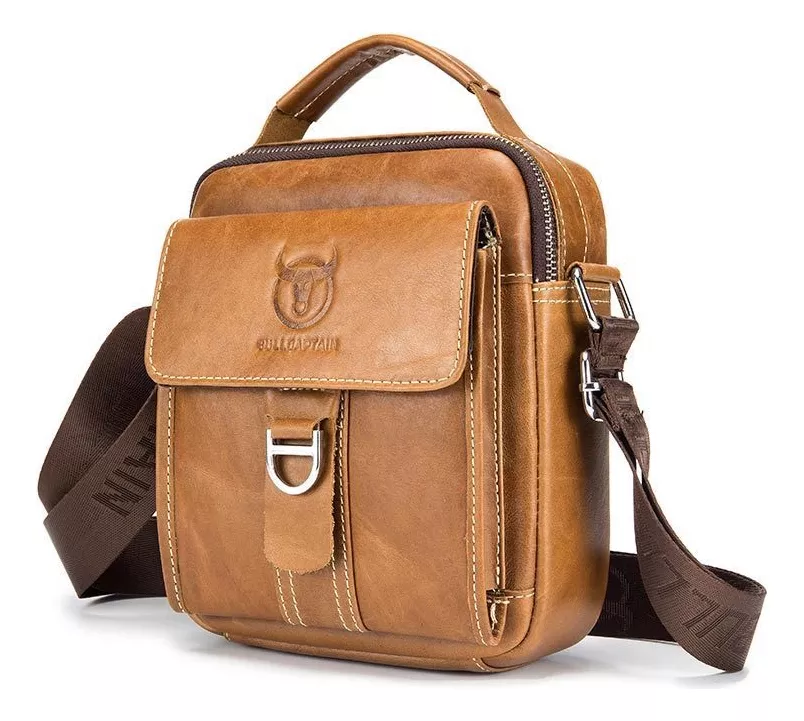 BOLSO/BANDOLERA DE HOMBRE CUERO GENUINO BULL CAPTAIN - 1