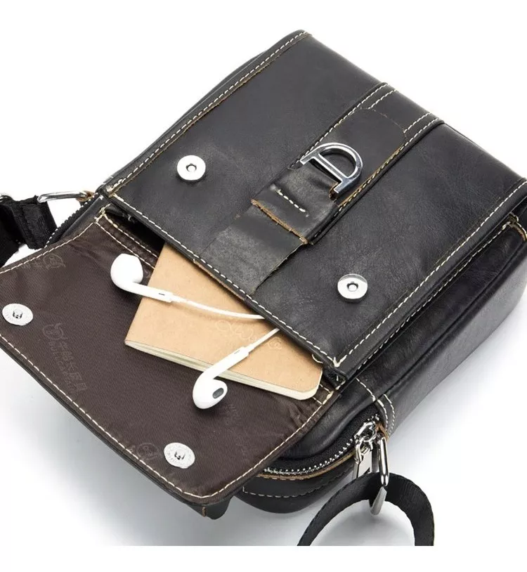 BOLSO/BANDOLERA DE HOMBRE CUERO GENUINO BULL CAPTAIN - 3