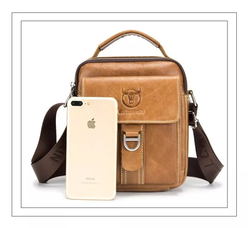 BOLSO/BANDOLERA DE HOMBRE CUERO GENUINO BULL CAPTAIN - 5